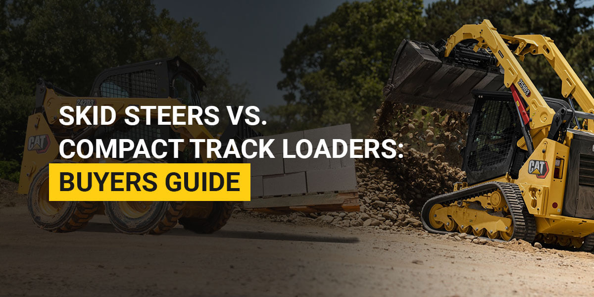 skid steers vs compact track loaders