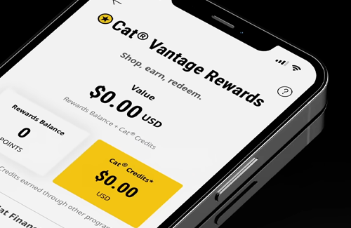 Cat Vantage Rewards Cat Central app screenshot