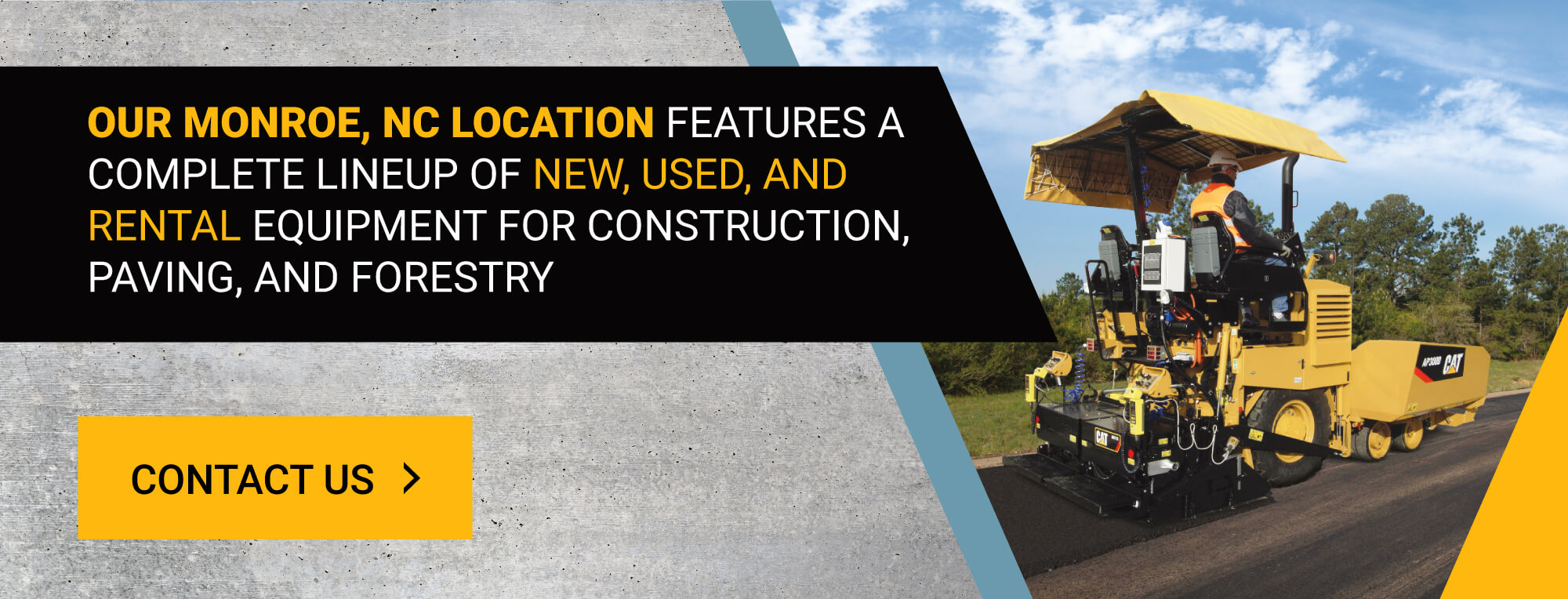 Cat® Construction Equipment in Monroe | New, Used & Rental