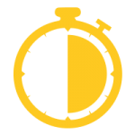 Icono de tiempo de ejecución al 50 %