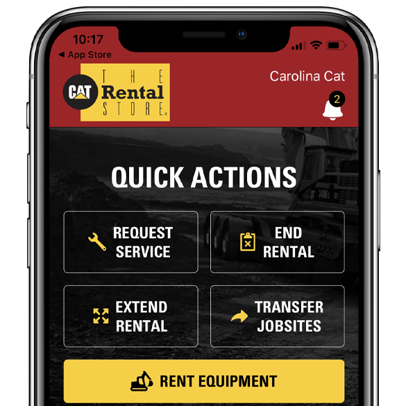 Rental App Screen