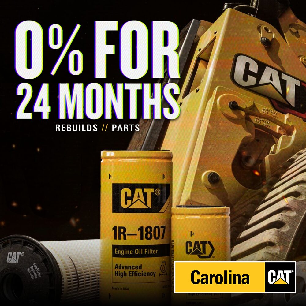 0% for 24 Months on Cat Parts & Service