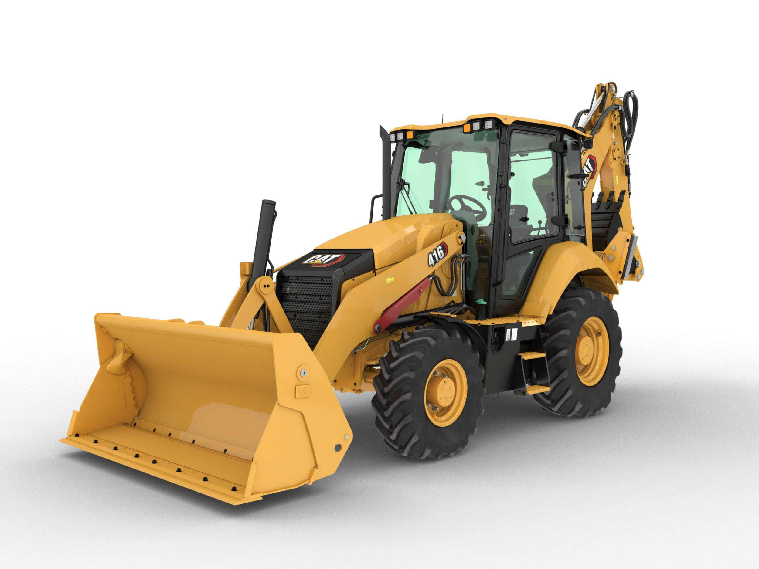 Cat 416 Front.
