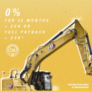 Oferta nacional de Cat: 0 % en maquinaria pesada - Carolina Cat.