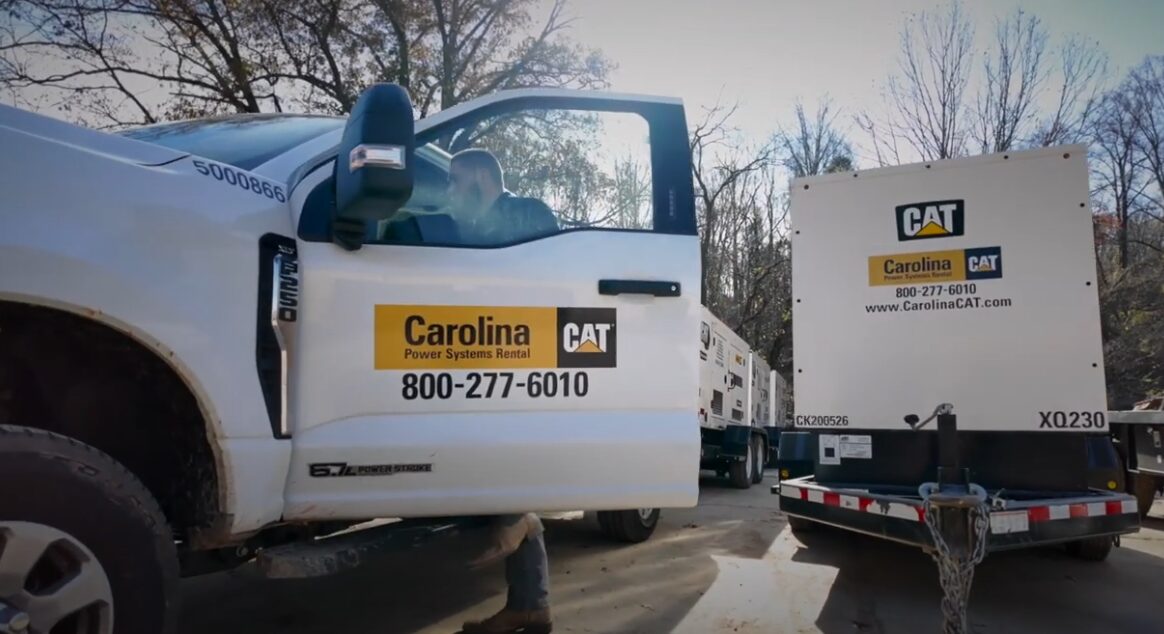 Hurricane Helene Carolina Cat Image.