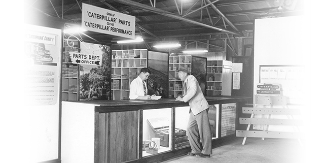 Vintage CatERPILLAR Dealer Parts Store